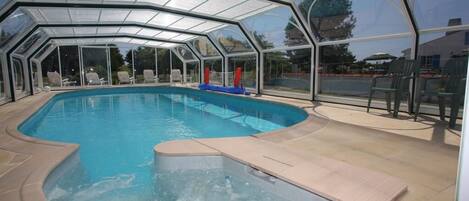 Una piscina riscaldata