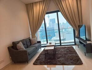 Living area - Lucentia BBCC by Home Horizon at Bukit Bintang (Kuala Lumpur)