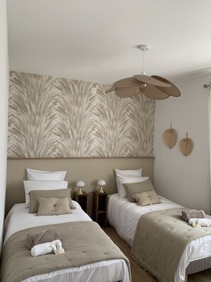 2 bedrooms, iron/ironing board, travel crib, free WiFi