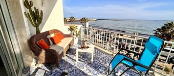 The terrace by the sea