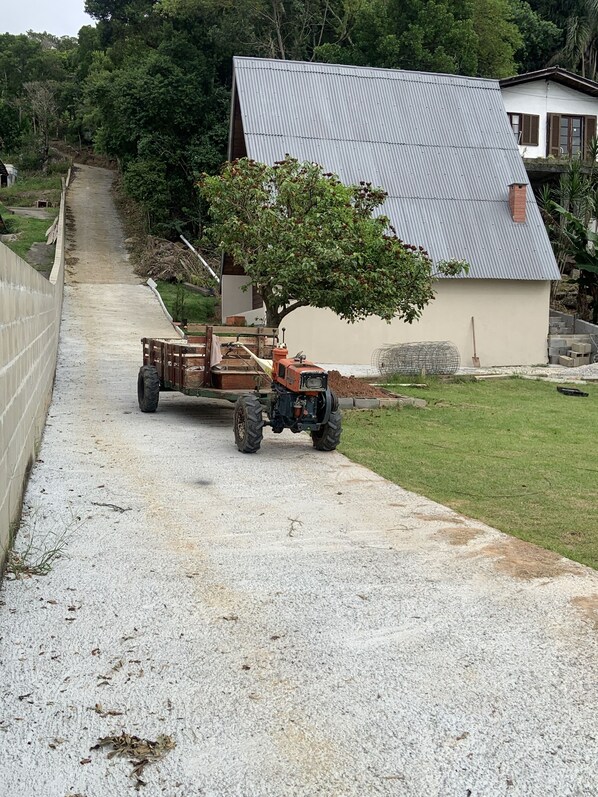 Traditional Chalet, 1 Bedroom, Courtyard View | Terrace/patio - Chalés da Villa  (Governador Celso Ramos)