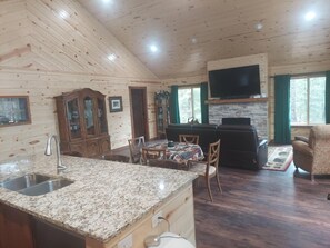 Interior - New Northwest Wisconsin Lakefront Cabin. (Hayward)