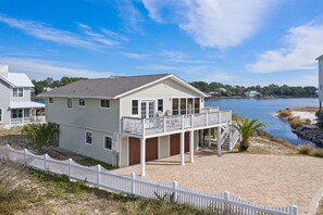 Exterior - Rising Tide - Lakefront on 30A, Heated Private Pool, Hot Tub, Steps to the Sand! (Dune Allen Beach)