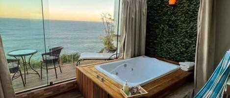 Habitación cuádruple de lujo | Vistas al mar