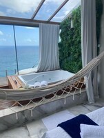 Luxury Quadruple Room | In-room safe, free WiFi, bed sheets