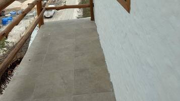 Blick vom Balkon
