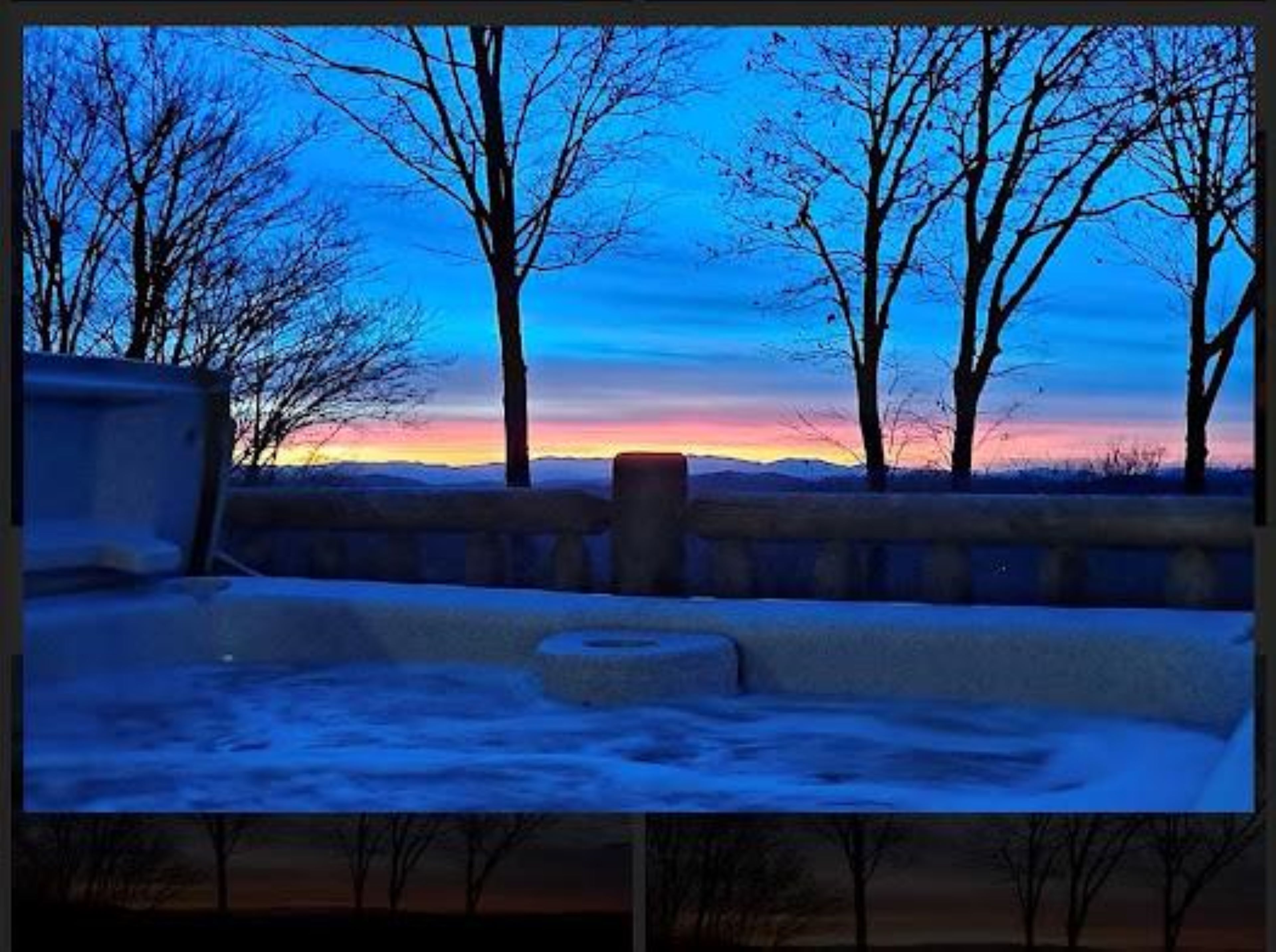 *Panaramic Views*Mountain Cabin near Asheville*Hot Tub* Outdoor Wood Fireplace*