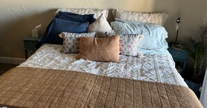 2 bedrooms, iron/ironing board, travel crib, free WiFi