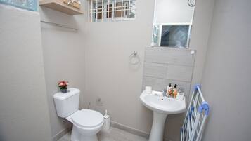 Free toiletries, towels, soap, shampoo