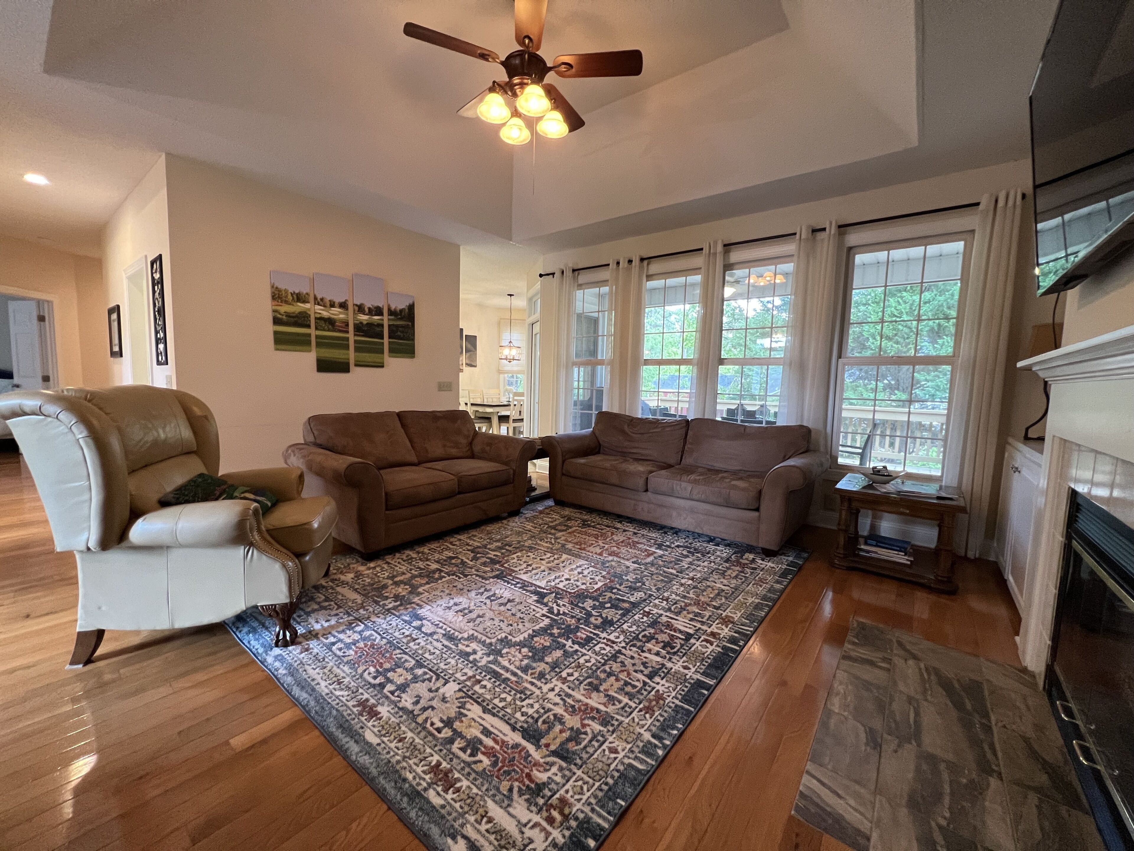 Home in Pinehurst with back deck for grilling