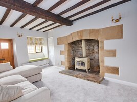 Flat-screen TV, DVD player