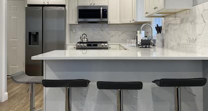 Modern 2br with W/D in unit, Parking, central air