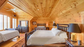 6 bedrooms, bed sheets