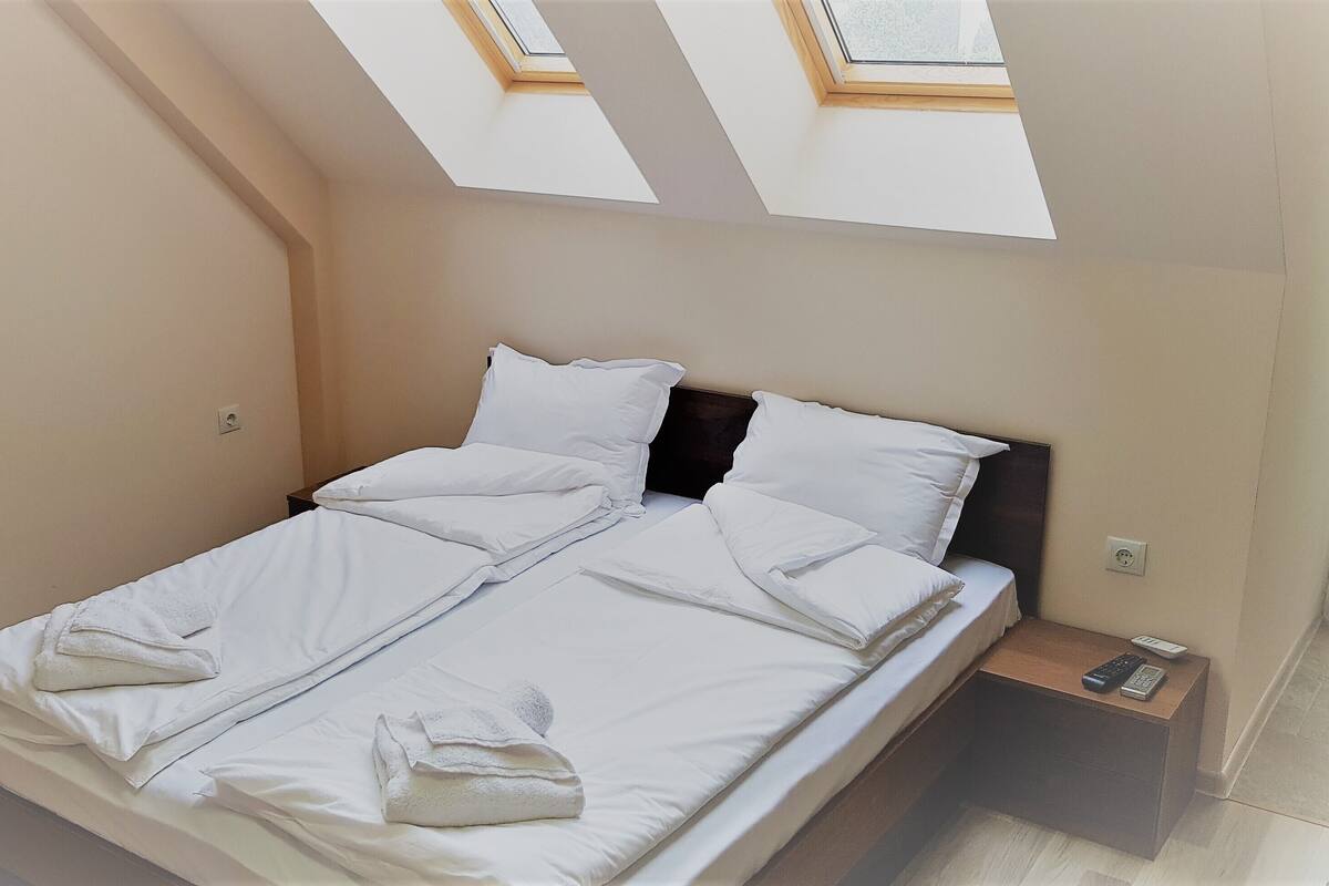 Comfort Double Room | Iron/ironing board (on request), WiFi (free), bed sheets