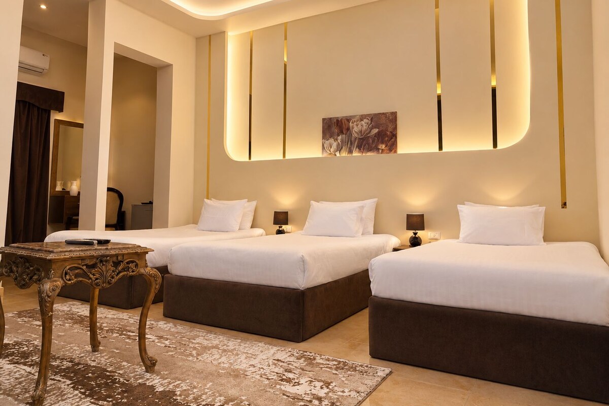 Triple Room, Garden View | Egyptian cotton sheets, premium bedding, down comforters