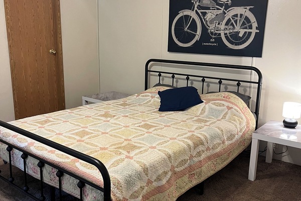 Queen bed in the Master