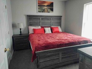 Desk, iron/ironing board, travel crib, free WiFi