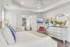 4 bedrooms, iron/ironing board, travel crib, WiFi