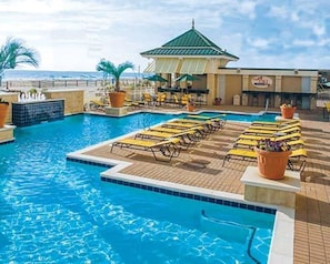 Indoor pool, outdoor pool