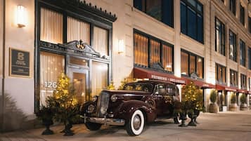 Majoituspaikan julkisivu