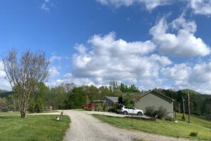 Parkering på området