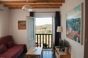 Apartment | Living area | 32-inch flat-screen TV with cable channels, TV