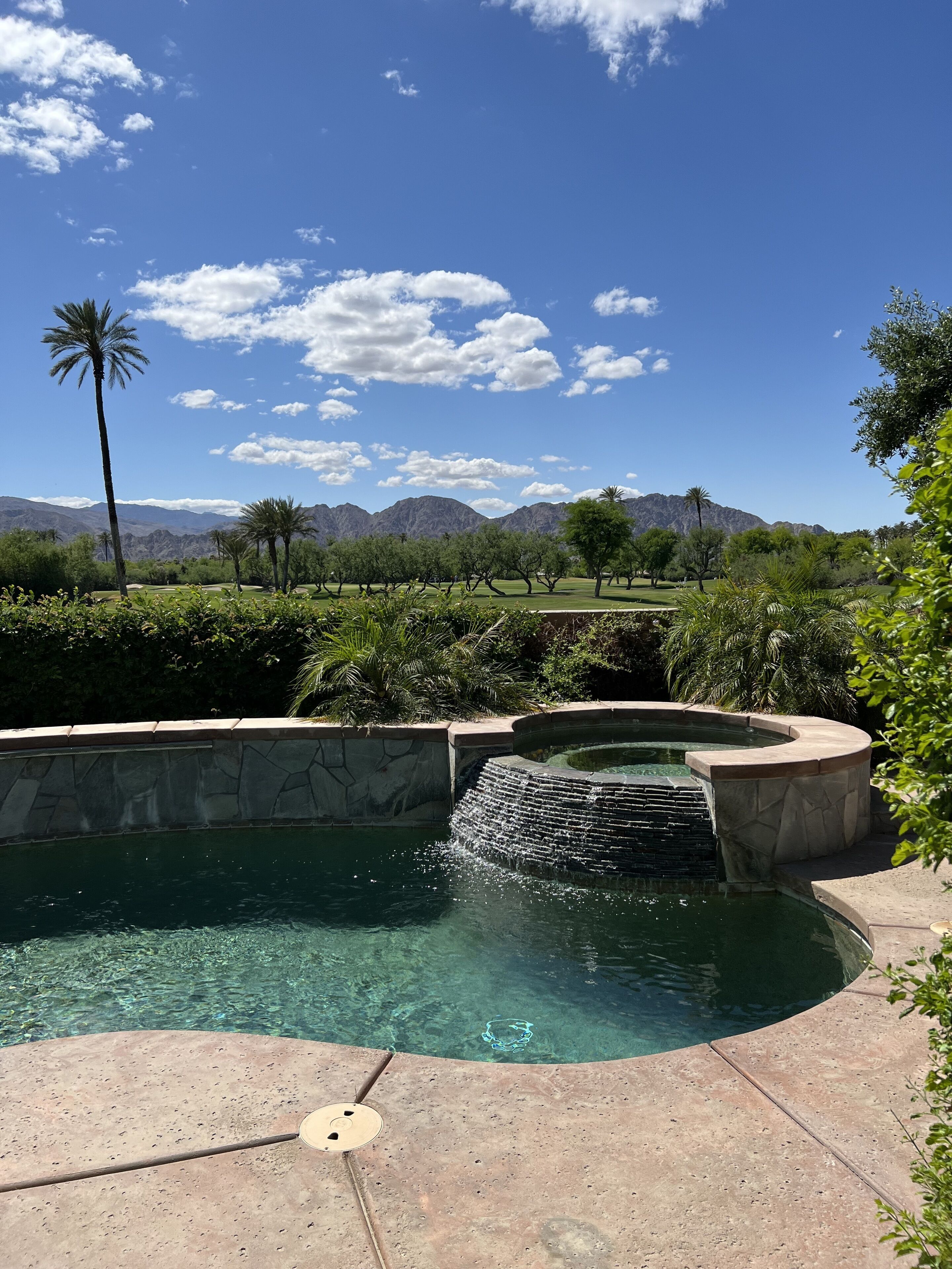 Beautiful views while enjoying backyard