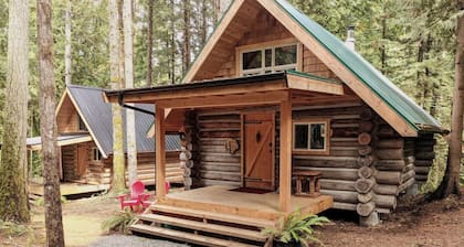 Slow-Go Log Cabin in the Woods w/ Cozy Woodstove