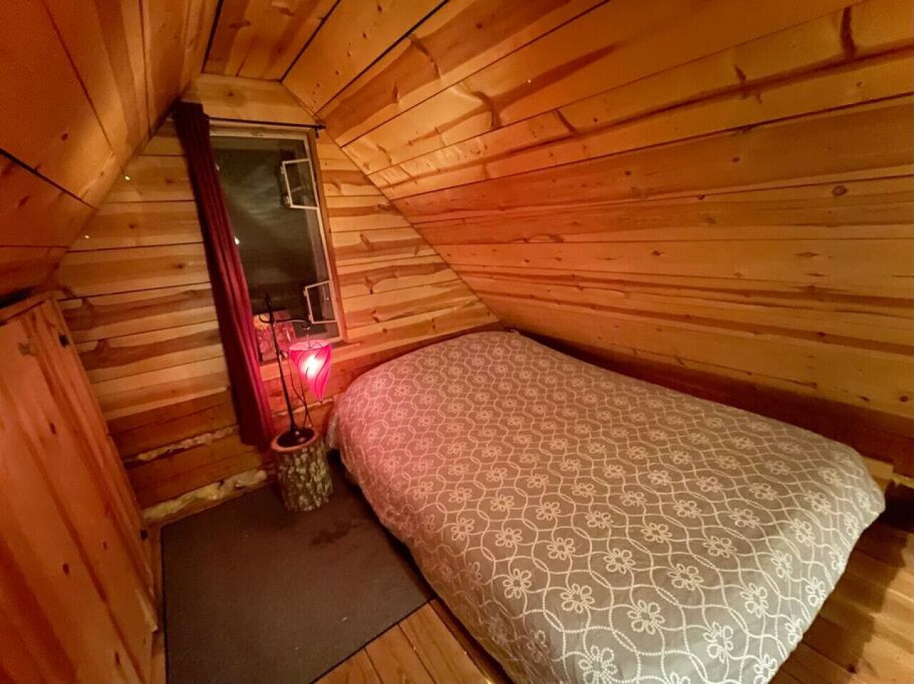 The Broad Axed Rustic Log Cabin in the Woods