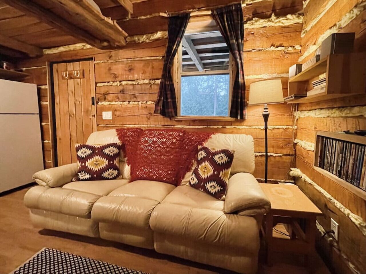 The Broad Axed Rustic Log Cabin in the Woods