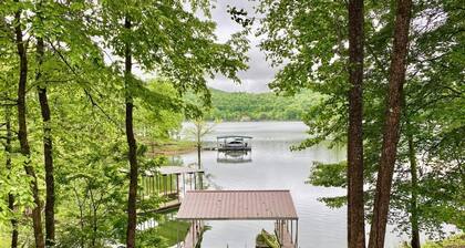 Lakefront Cottage with Private Dock on Norris Lake