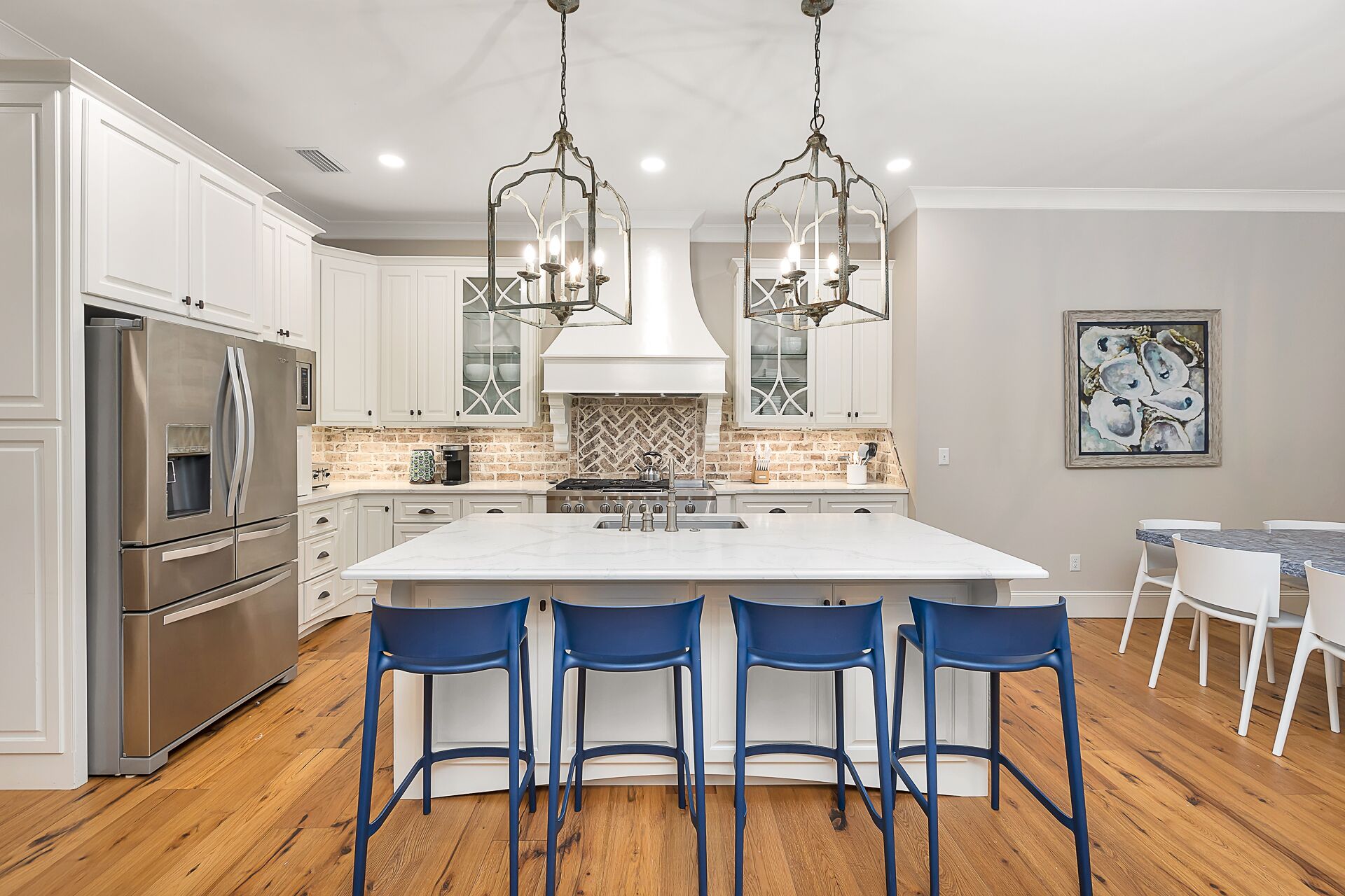 Steps to the Pier Village, Beaches, Lighthouse, Summer Pool Access | In house Gym | Custom Home