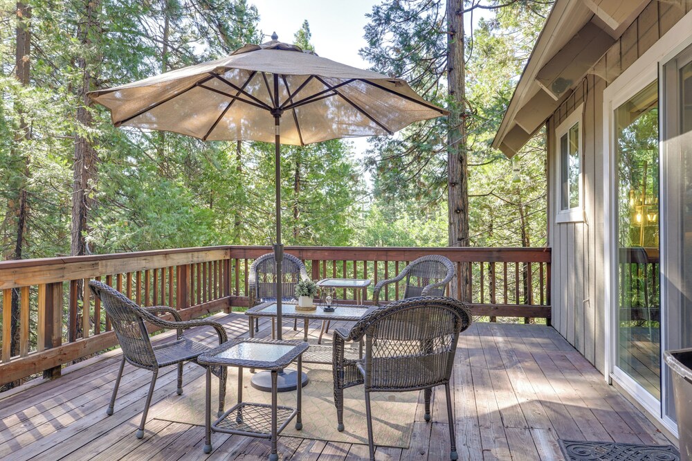 Forested Cold Springs Cabin w/ Wood-Burning Stove!