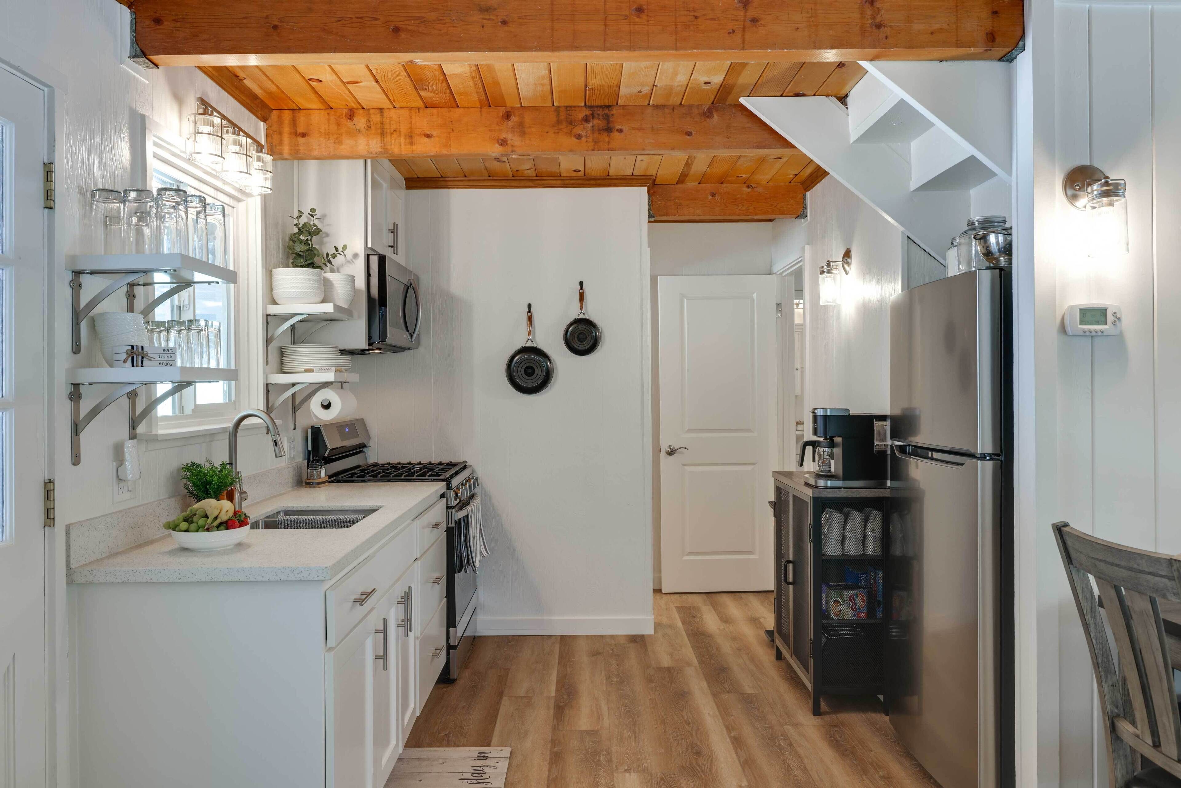 Forested Cold Springs Cabin w/ Wood-Burning Stove!