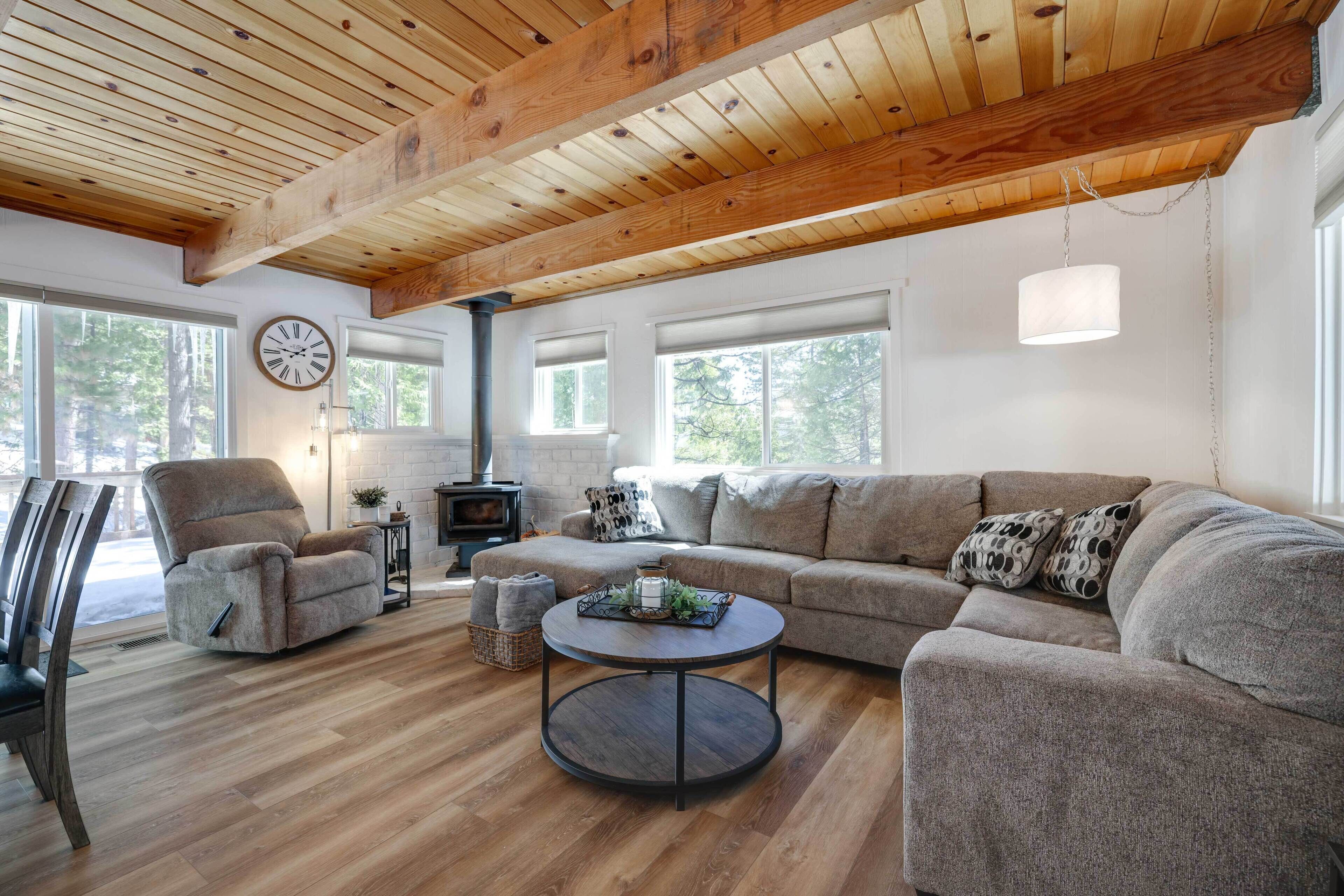 Forested Cold Springs Cabin w/ Wood-Burning Stove!