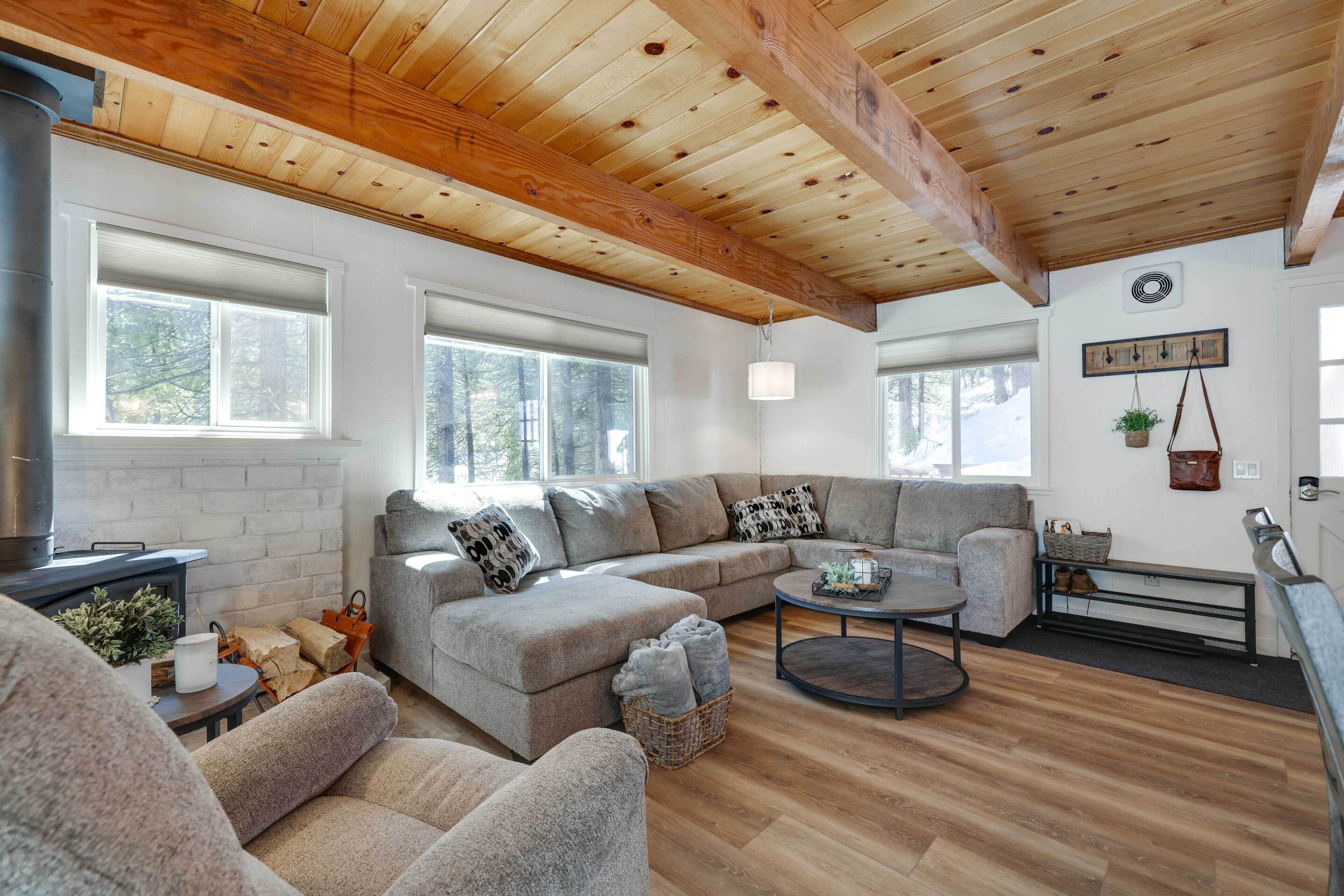 Forested Cold Springs Cabin w/ Wood-Burning Stove!