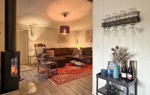 Fernseher, Kamin