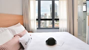 1 quarto, individualmente mobiliados, Wi-Fi de cortesia, roupa de cama