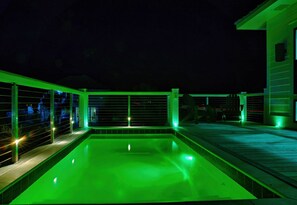 Una piscina riscaldata