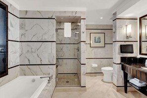 Shower, hair dryer