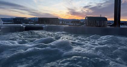 Private farm house lock off on sheep farm with salt hot tub