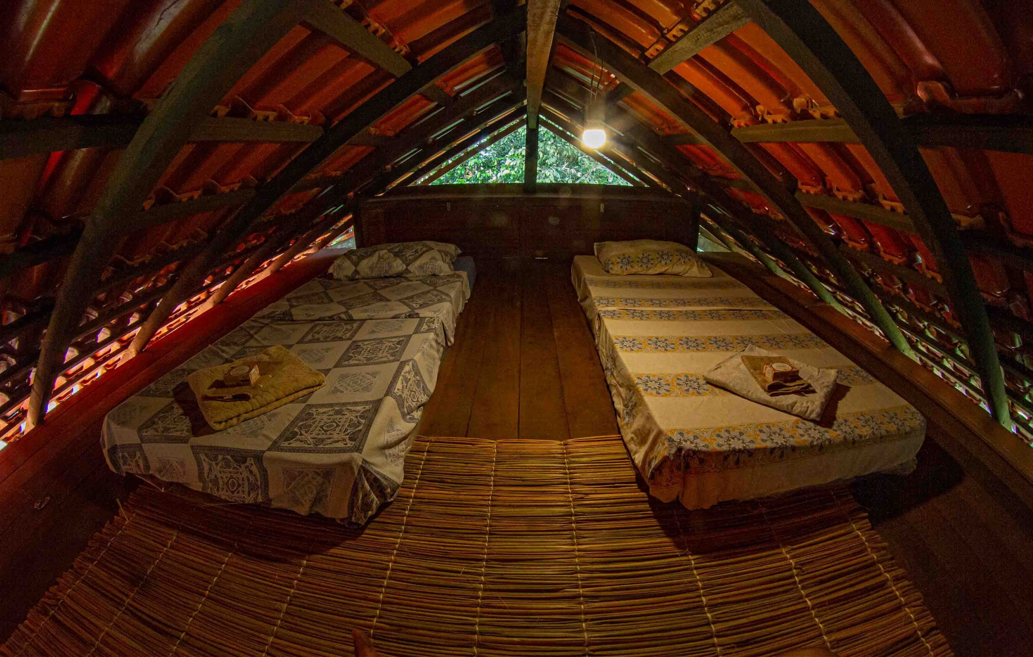 Rooms in house in forest near Igarapé