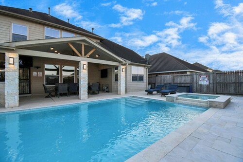 Resort Style Home with Heated Pool Houston Texas