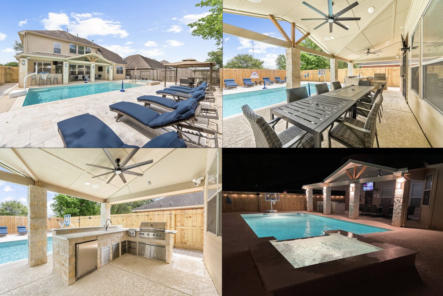 Resort Style Home with Heated Pool Houston Texas