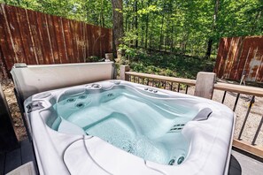 Idromassaggio all'aperto