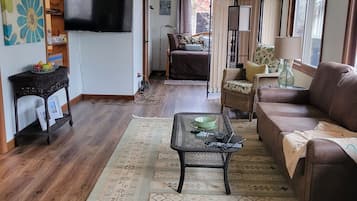 Smart TV, video games, DVD player, books