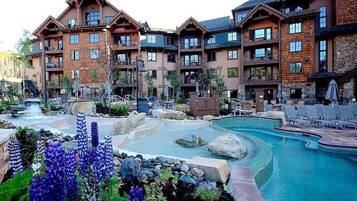 Indoor pool, outdoor pool