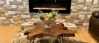 2 bedroom house with a 500 sf private dock with swimming ladder, Finnish sauna