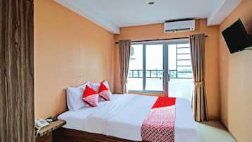 Kamar Double Deluks | Ruang kerja ramah laptop, Wi-Fi gratis, dan seprai linen