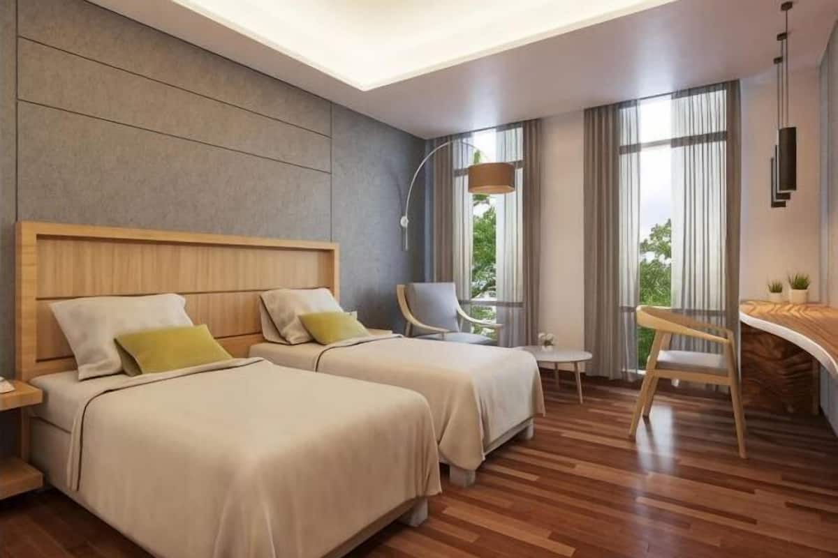 Ropa de cama de alta calidad y minibar
